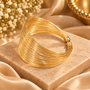 Navanya Golden Wavewire Cuffblob:https://web.whatsapp.com/86e3ae99-ebd9-42ce-962e-807d2ffdcc66