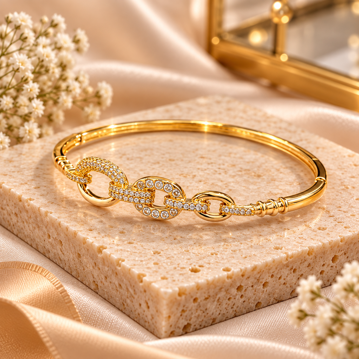 Navanya Celeste Link Bangle