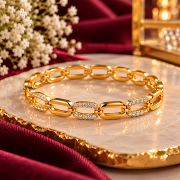 Navanya Luxe Link Bracelet
